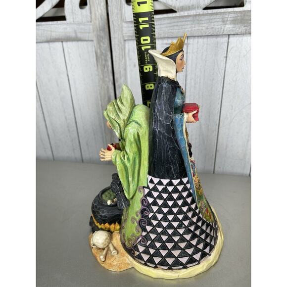 Jim Shore Walt Disney Enesco Wicked Witch Snow White Large Figure Vintage - Picture 11 of 11